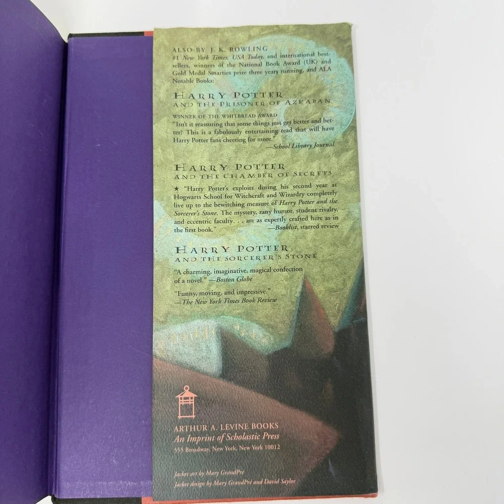 Harry Potter Goblet of Fire First Edition First Printing 2000 HC‎ Error 291 667